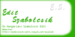 edit szabolcsik business card